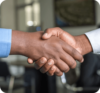 Triyo consultants working with a client